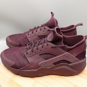 Nike Shoes Mens Size 13 Air Huarache Run Ultra SE Burgundy Sneakers 875841